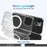 For iPhone 15 TPU+Acrylic Magnetic Case Compatible with Magsafe Shockproof Air-Guard Corners Phone Cover - 5