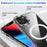 For iPhone 15 TPU+Acrylic Magnetic Case Compatible with Magsafe Shockproof Air-Guard Corners Phone Cover - 6