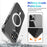 For iPhone 15 TPU+Acrylic Magnetic Case Compatible with Magsafe Shockproof Air-Guard Corners Phone Cover - 7