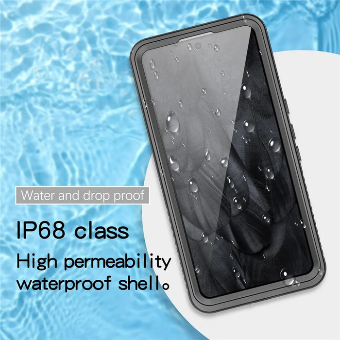 FS Series for Google Pixel 8 Pro Waterproof Case IP68 PC+TPU Snorkelling Dustproof Clear Phone Cover - 3