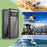 FS Series for Google Pixel 8 Pro Waterproof Case IP68 PC+TPU Snorkelling Dustproof Clear Phone Cover - 6
