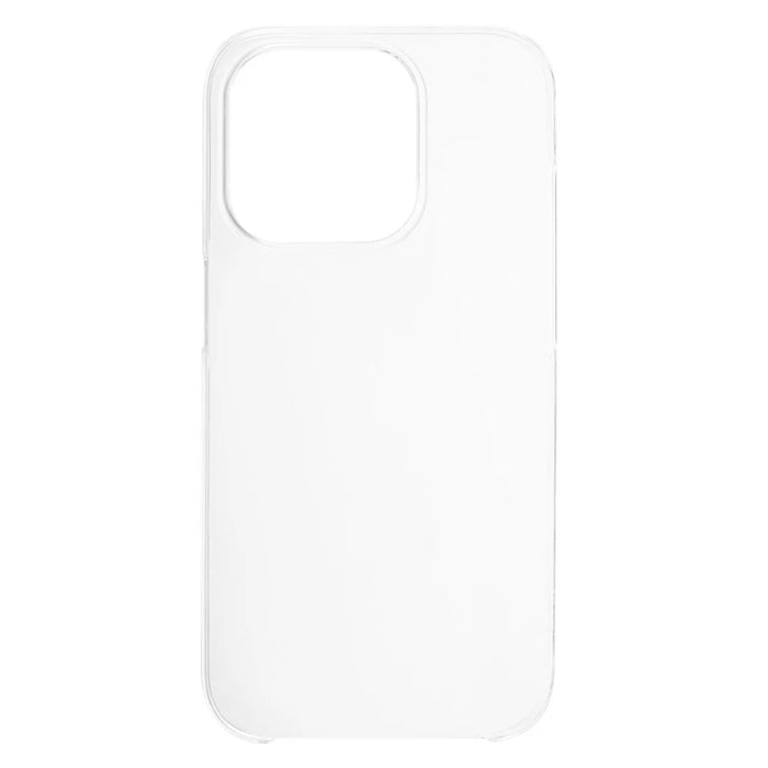 For iPhone 15 Pro Max Clear Case TPU+Acrylic Phone Cover with PET Screen Film - 2