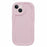 For iPhone 15 Case Candy Color Rubberized Anti-scratch TPU Phone Back Cover - Pink - 1