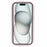For iPhone 15 Case Candy Color Rubberized Anti-scratch TPU Phone Back Cover - Pink - 2