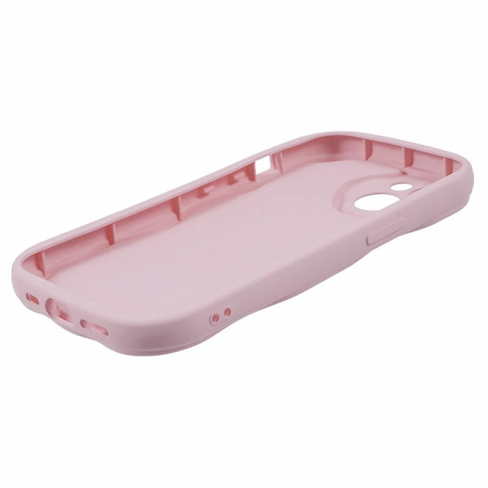 For iPhone 15 Case Candy Color Rubberized Anti-scratch TPU Phone Back Cover - Pink - 5