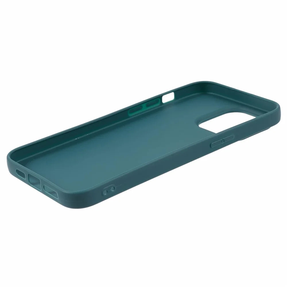 For iPhone 15 Pro Max Case Matte TPU Phone Cover - Army Green - 4