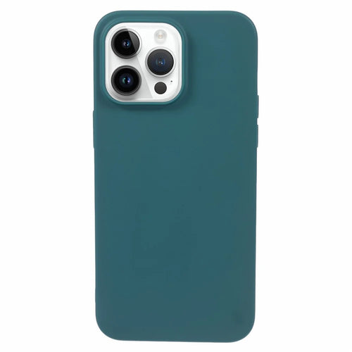 For iPhone 15 Pro Case Matte TPU Shockproof Cover - Army Green - 1