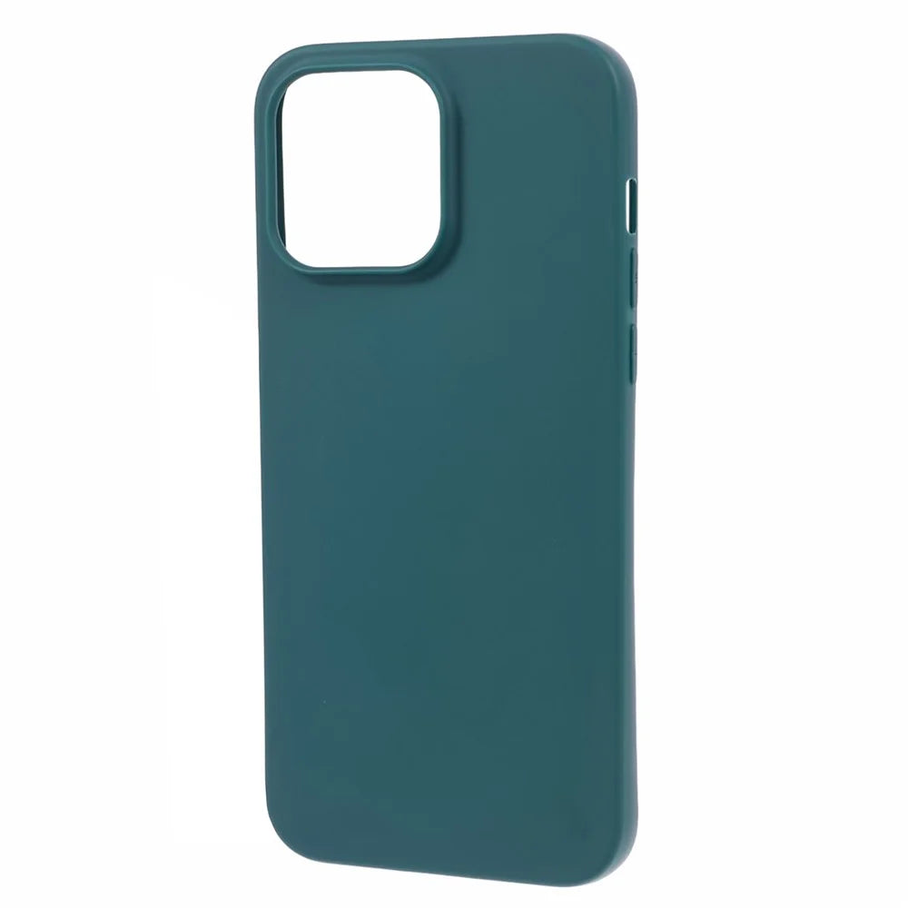 For iPhone 15 Pro Case Matte TPU Shockproof Cover - Army Green - 3
