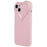 Dustproof TPU Shell for iPhone 15 , Heart Shaped Camera Protection Cell Phone Case - Pink - 2