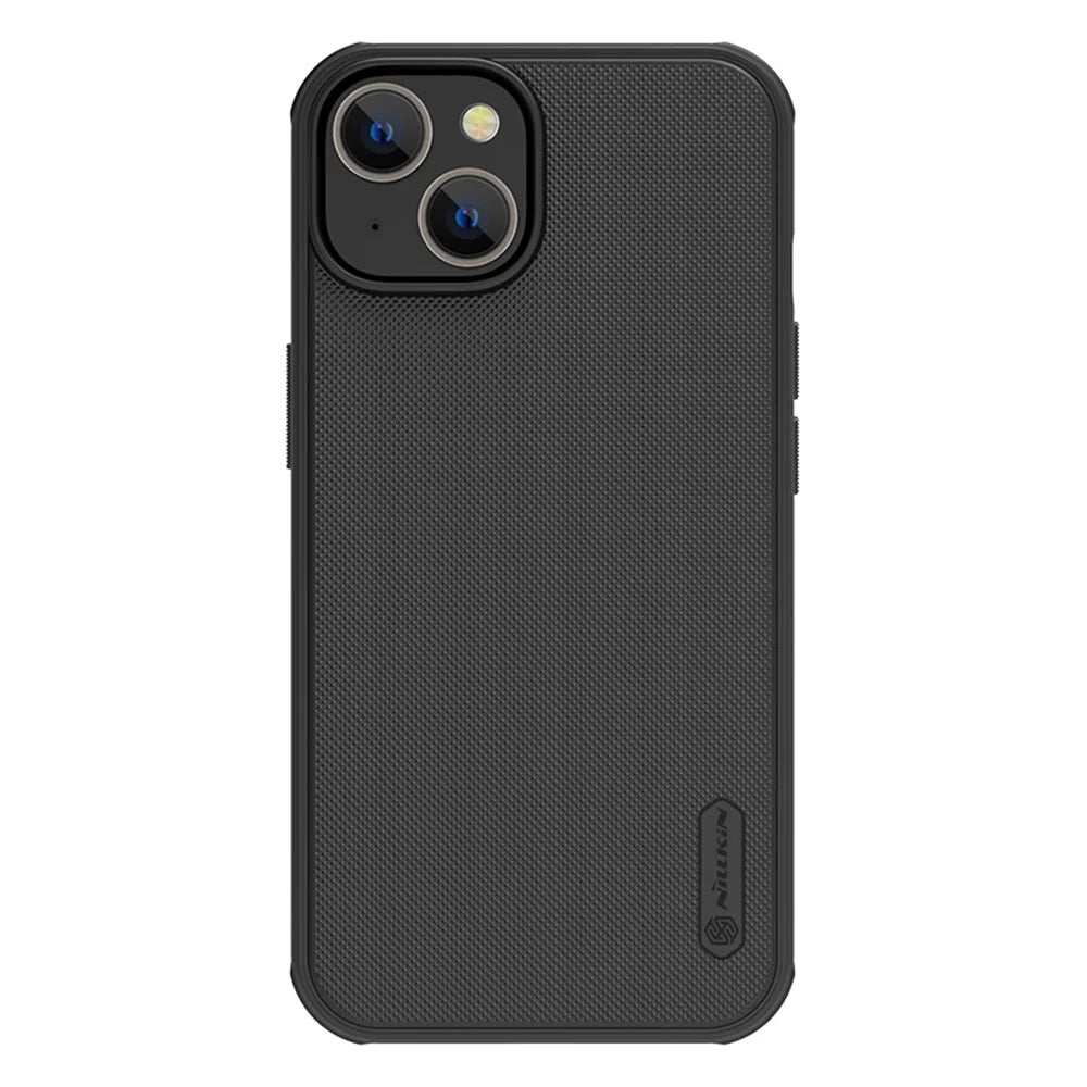 NILLKIN Frosted Shield Pro for iPhone 15 Anti-scratch Phone Case PC+TPU Matte Cover Compatible with MagSafe - Black - 1