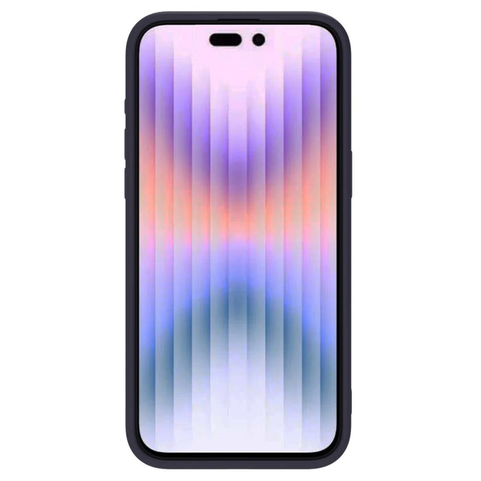 NILLKIN For iPhone 15 Pro Slide Camera Lid Anti-scratch Cover Liquid Silicone + PC Phone Case - Dark Purple - 2