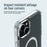 NILLKIN Nature Pro Series Magnetic Case for iPhone 15 Plus Compatible with MagSafe PC+TPU Protective Phone Cover - Blue - 6
