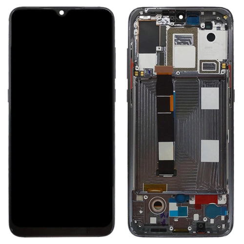 For Xiaomi Mi 9 OEM Grade S AMOLED Screen and Digitizer Assembly + Frame Spare Part (without Logo) - Black - 1