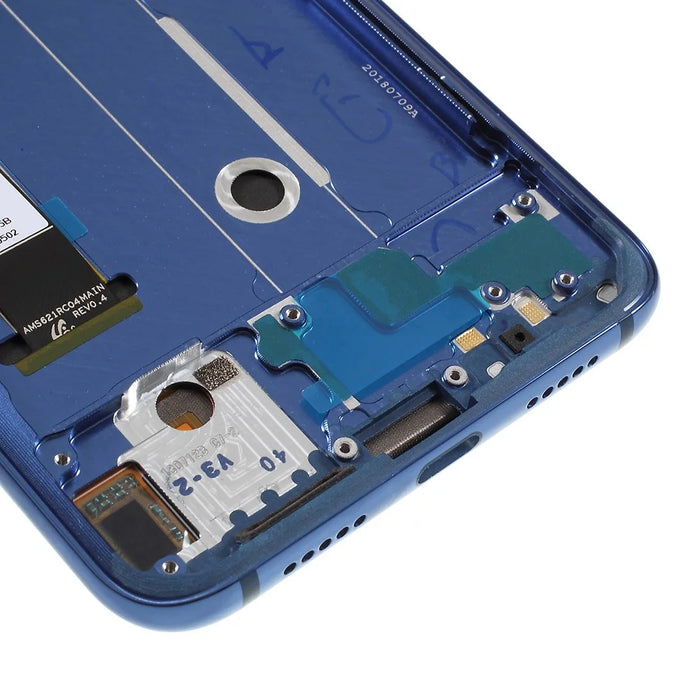For Xiaomi Mi 8 (6.21-inch) OEM Grade S AMOLED Screen and Digitizer Assembly + Frame Spare Part (without Logo) - Blue - 5