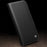 QIALINO For iPhone 15 Pro Wallet Case Stand Genuine Cow Leather Flip Phone Cover - Black - 7