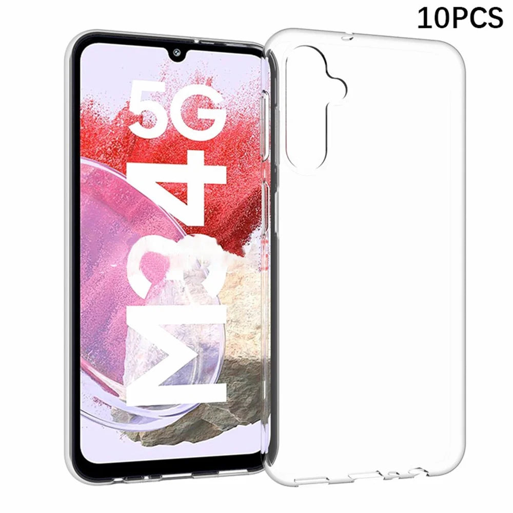 10Pcs  /  Pack For Samsung Galaxy M34 5G / F34 5G Inner Watermark-Free TPU Clear Cover Smartphone Case - 1