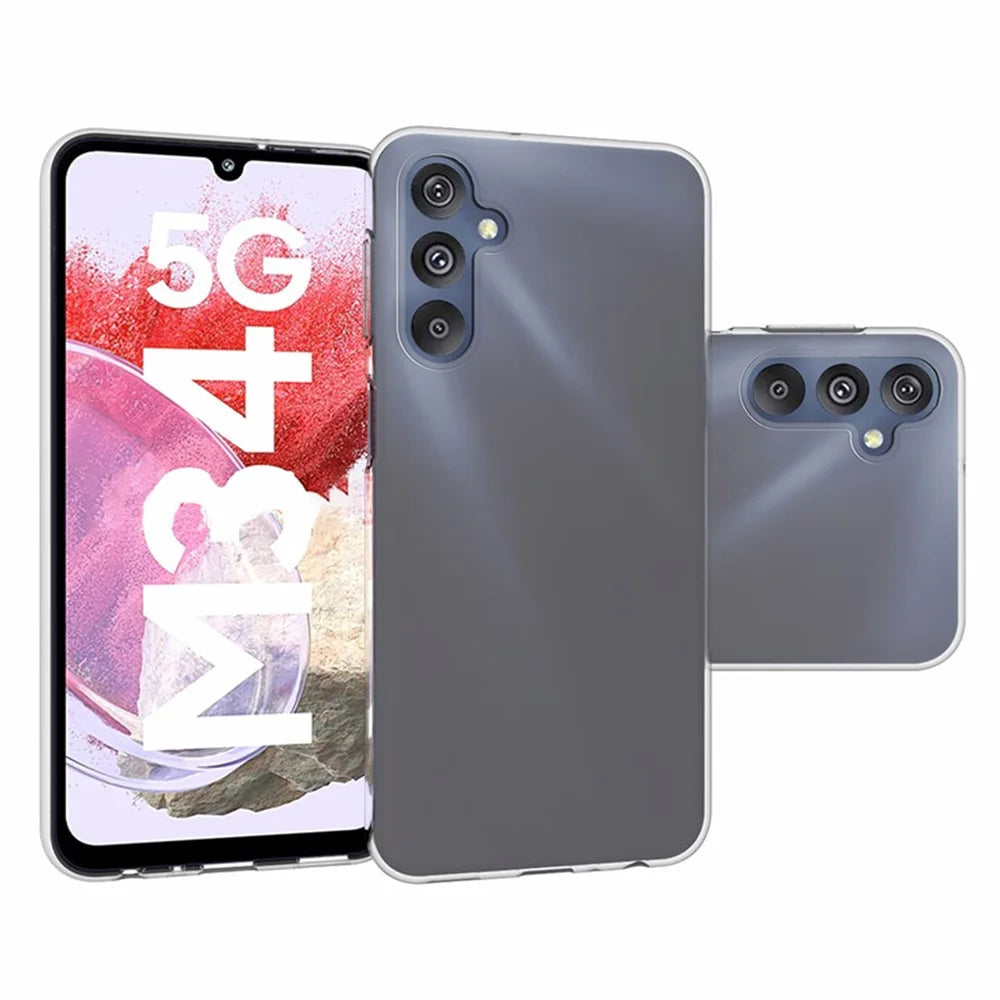 10Pcs  /  Pack For Samsung Galaxy M34 5G / F34 5G Inner Watermark-Free TPU Clear Cover Smartphone Case - 5