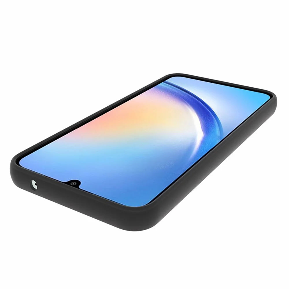 10Pcs  /  Pack for Samsung Galaxy S23 FE Phone TPU Case Dual-sided Matte Finish Phone Cover - Black - 3