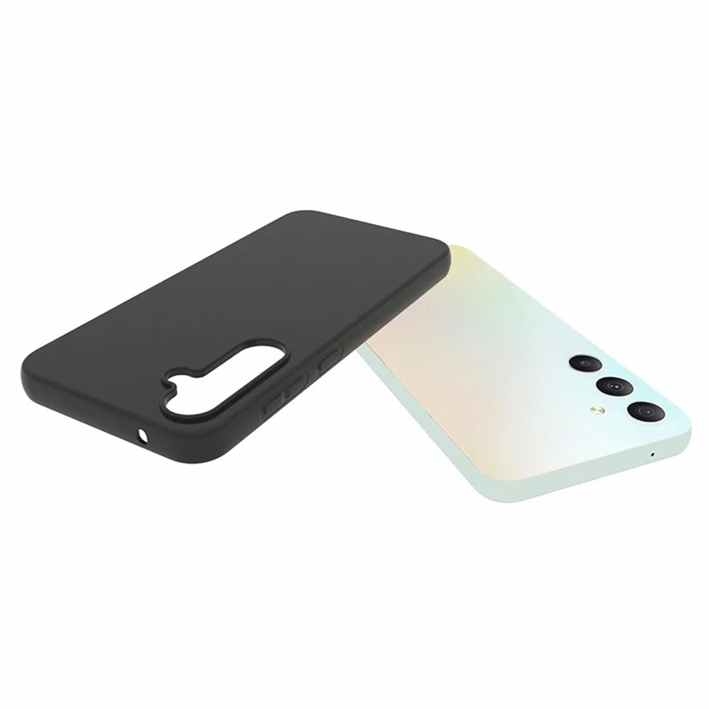 10Pcs  /  Pack for Samsung Galaxy S23 FE Phone TPU Case Dual-sided Matte Finish Phone Cover - Black - 4