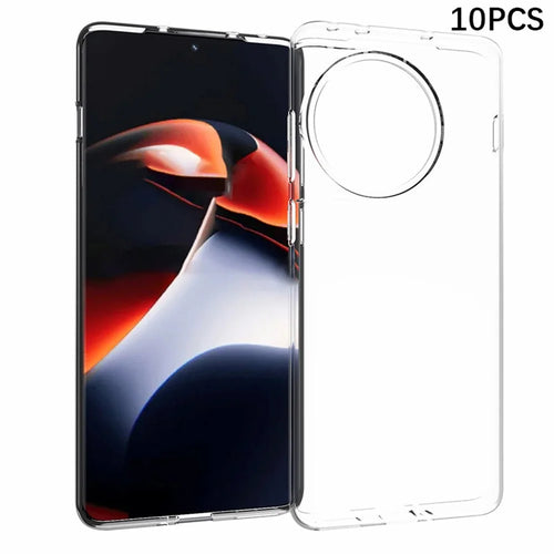 10Pcs  /  Pack For OnePlus Ace 2 Pro 5G Clear Cover Inner Watermark-Free Texture TPU Phone Case - 1