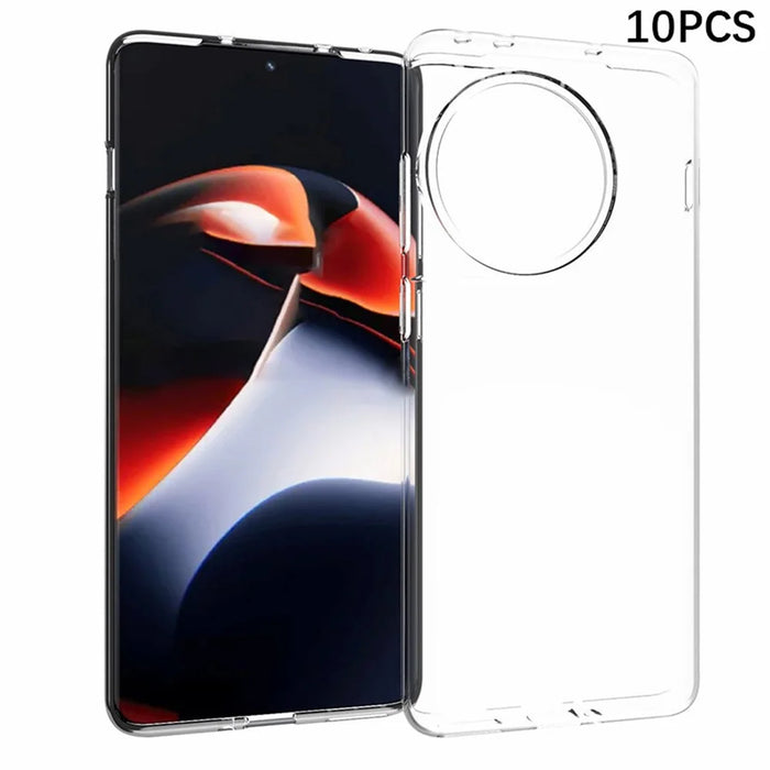 10Pcs  /  Pack For OnePlus Ace 2 Pro 5G Clear Cover Inner Watermark-Free Texture TPU Phone Case - 1
