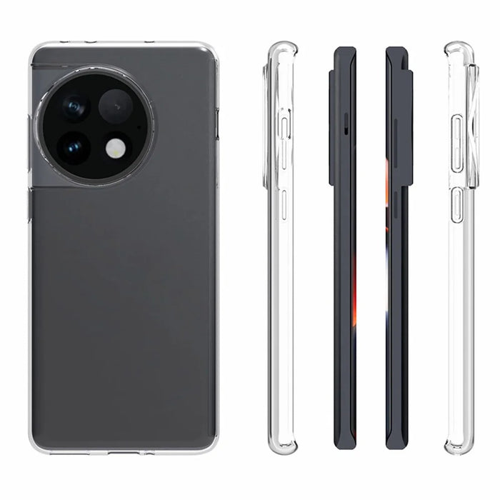 10Pcs  /  Pack For OnePlus Ace 2 Pro 5G Clear Cover Inner Watermark-Free Texture TPU Phone Case - 6