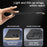 ELEMENT BOX For iPhone 15 Case Metal Frame PC+Silicone Slim Case Shockproof Phone Cover - Black / Gold - 6