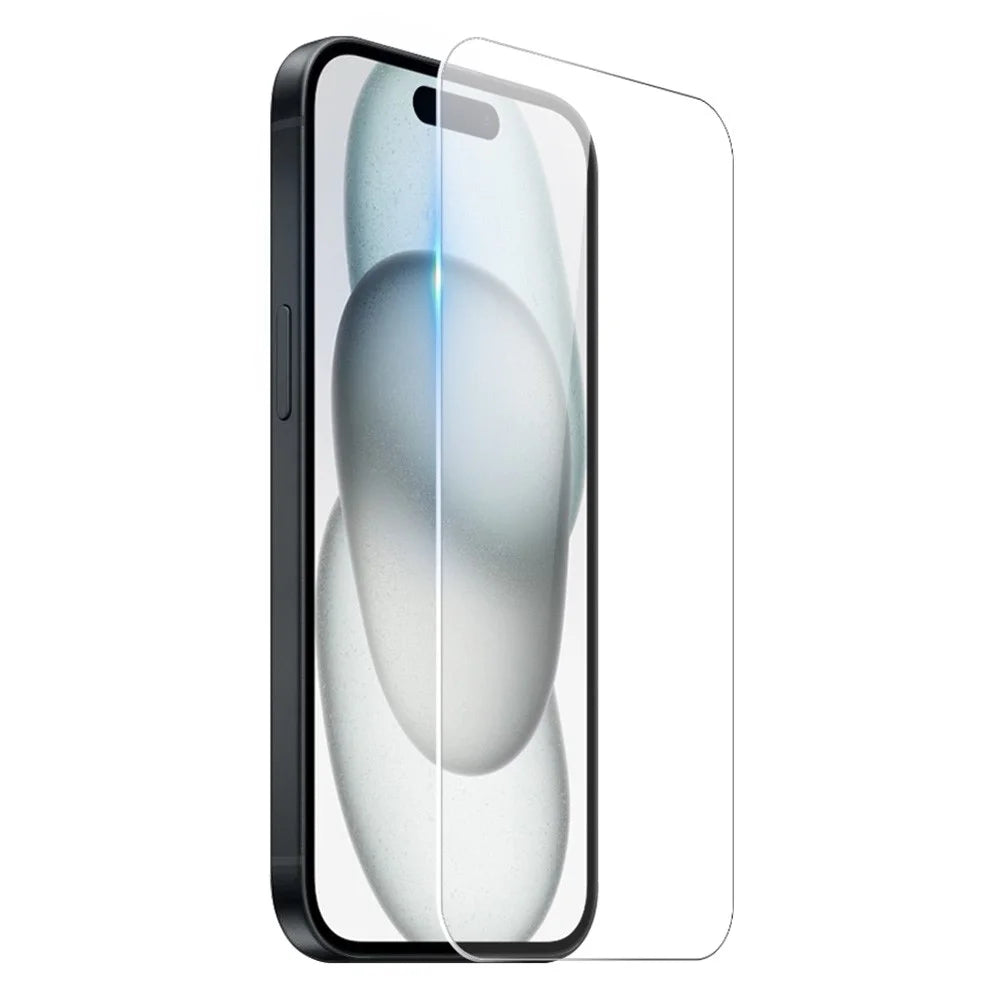 NORTHJO 3 in 1 TPU Cover for iPhone 15 Plus Case with HD Tempered Glass Screen Protector / Camera Lens Film - 3
