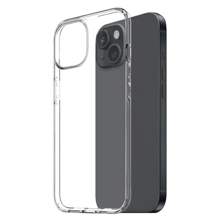 NORTHJO 3 in 1 Clear Case for iPhone 15 Case with HD Tempered Glass Screen Protector / Camera Lens Film - 2