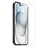 NORTHJO 3 in 1 Clear Case for iPhone 15 Case with HD Tempered Glass Screen Protector / Camera Lens Film - 3