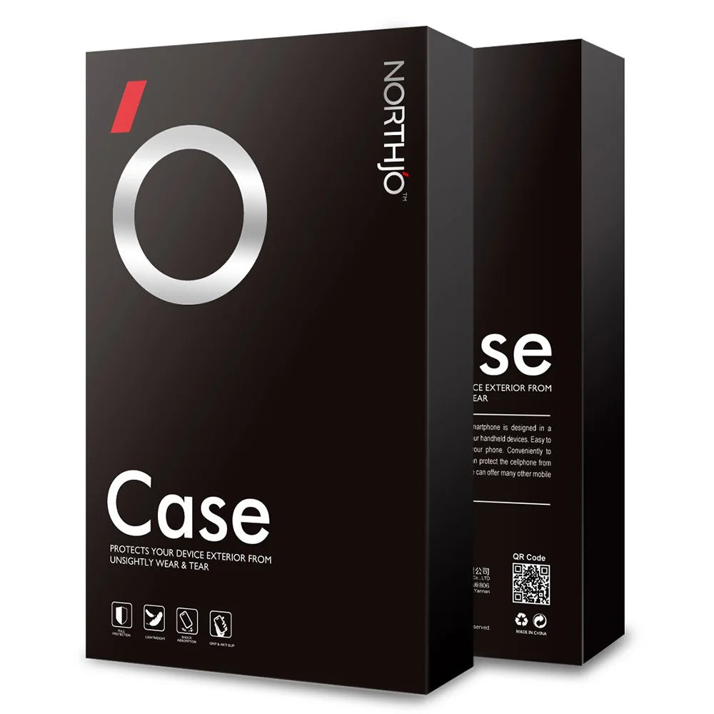 NORTHJO 3 in 1 Clear Case for iPhone 15 Case with HD Tempered Glass Screen Protector / Camera Lens Film - 5