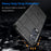 For Samsung Galaxy A05s 4G Case TPU Cell Phone Cover Square Grid Texture Protector - Black - 3