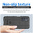 For Samsung Galaxy A05s 4G Case TPU Cell Phone Cover Square Grid Texture Protector - Black - 4