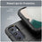 For Samsung Galaxy A05s 4G Case TPU Cell Phone Cover Square Grid Texture Protector - Black - 6