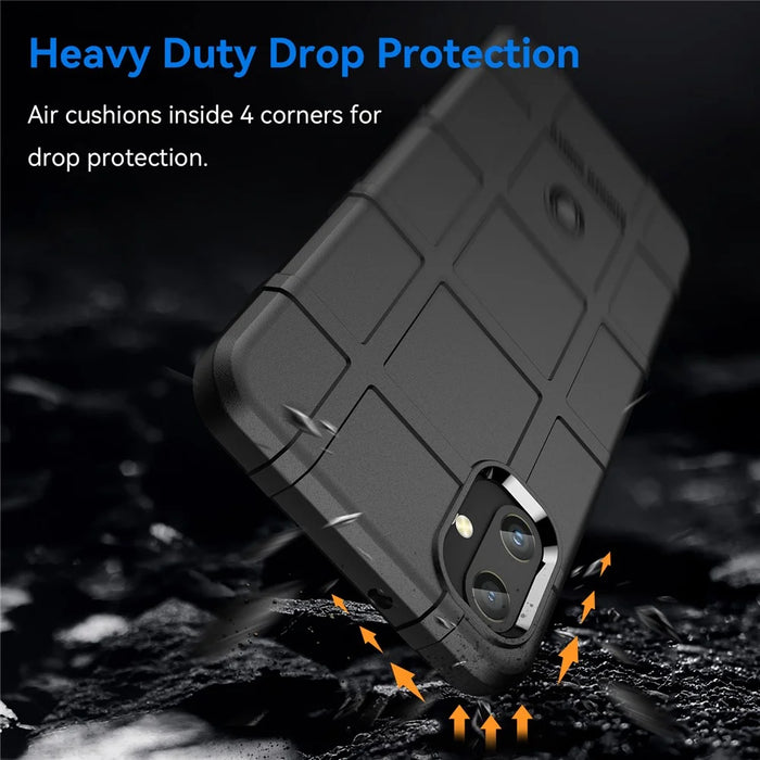 For Samsung Galaxy A05 4G Case Slim-Fit TPU Phone Cover Dustproof Shell - Black - 3