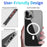 For iPhone 15 Plus Magnetic Case Compatible with Magsafe TPU+Acrylic Anti-drop Phone Cover - 4