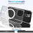 For iPhone 15 Plus Magnetic Case Compatible with Magsafe TPU+Acrylic Anti-drop Phone Cover - 5