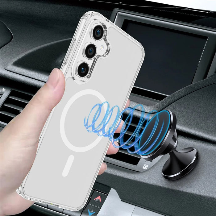 For Samsung Galaxy S23 FE Clear Case Anti-drop Phone Cover Magnetic Case - 5