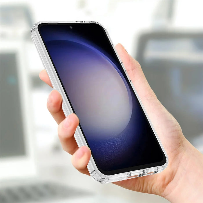 For Samsung Galaxy S23 FE Clear Case Anti-drop Phone Cover Magnetic Case - 6