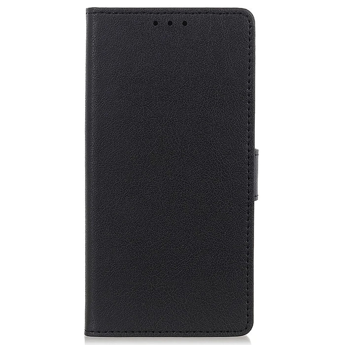 For Samsung Galaxy A05s 4G Case Smartphone Cover Leather Wallet Stand Shell - Black - 6