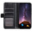 For Samsung Galaxy A05 4G Case Leather Phone Cover Wallet Crazy Horse Texture Stand Shell - Black - 2