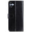 For Samsung Galaxy A05 4G Case Leather Phone Cover Wallet Crazy Horse Texture Stand Shell - Black - 6
