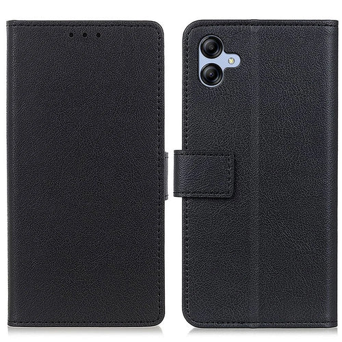 For Samsung Galaxy A05 4G Case Mobile Phone Cover Leather Wallet Stand Shell - Black - 1
