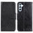 For Samsung Galaxy A05s 4G Case Nappa Texture Split Leather Stand Wallet Phone Cover - Black - 1