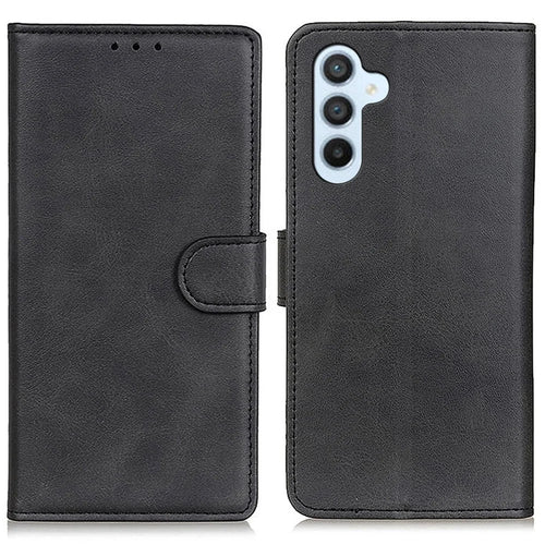 For Samsung Galaxy A05s 4G Case Magnetic Wallet Stand Leather Phone Cover - Black - 1
