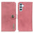 KHAZNEH For Samsung Galaxy A05s 4G Case Cowhide Texture Stand Wallet Leather Mobile Phone Cover - Pink - 1