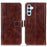 Leather Phone Shell For Samsung Galaxy A05s 4G Case Wallet Stand Phone Cover - Brown - 1