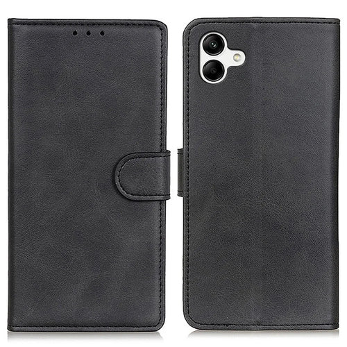 For Samsung Galaxy A05 4G Case Wallet Stand Magnetic Leather Phone Cover - Black - 1