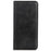 For Samsung Galaxy A05 4G Case Split Leather Cover Wallet Stand Cowhide Texture Phone Shell - Black - 6