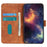 KHAZNEH For Samsung Galaxy A05 4G Case PU Leather Retro Texture Stand Phone Cover - Brown - 2